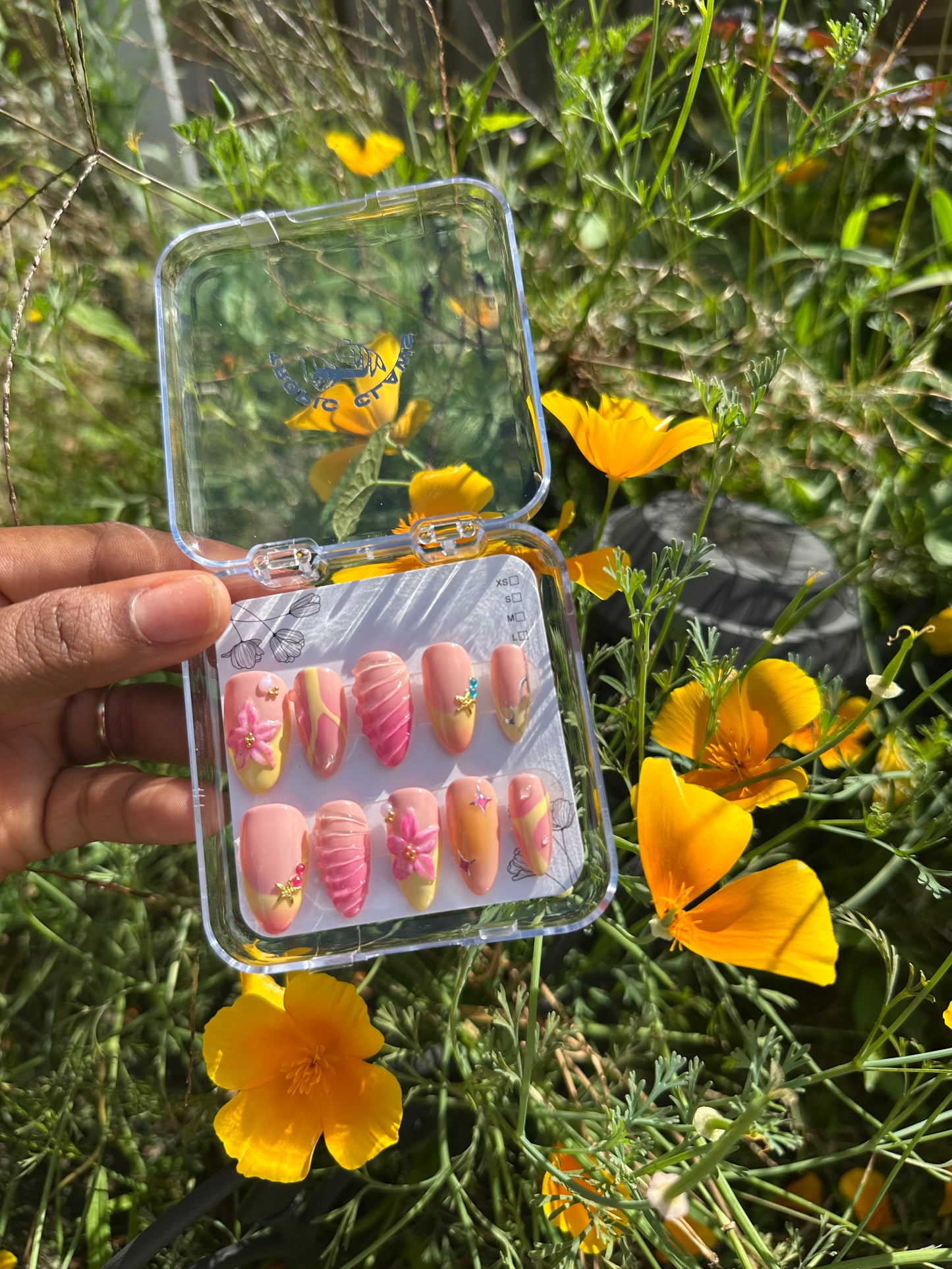 Tropical feel - Custom Press On Nails