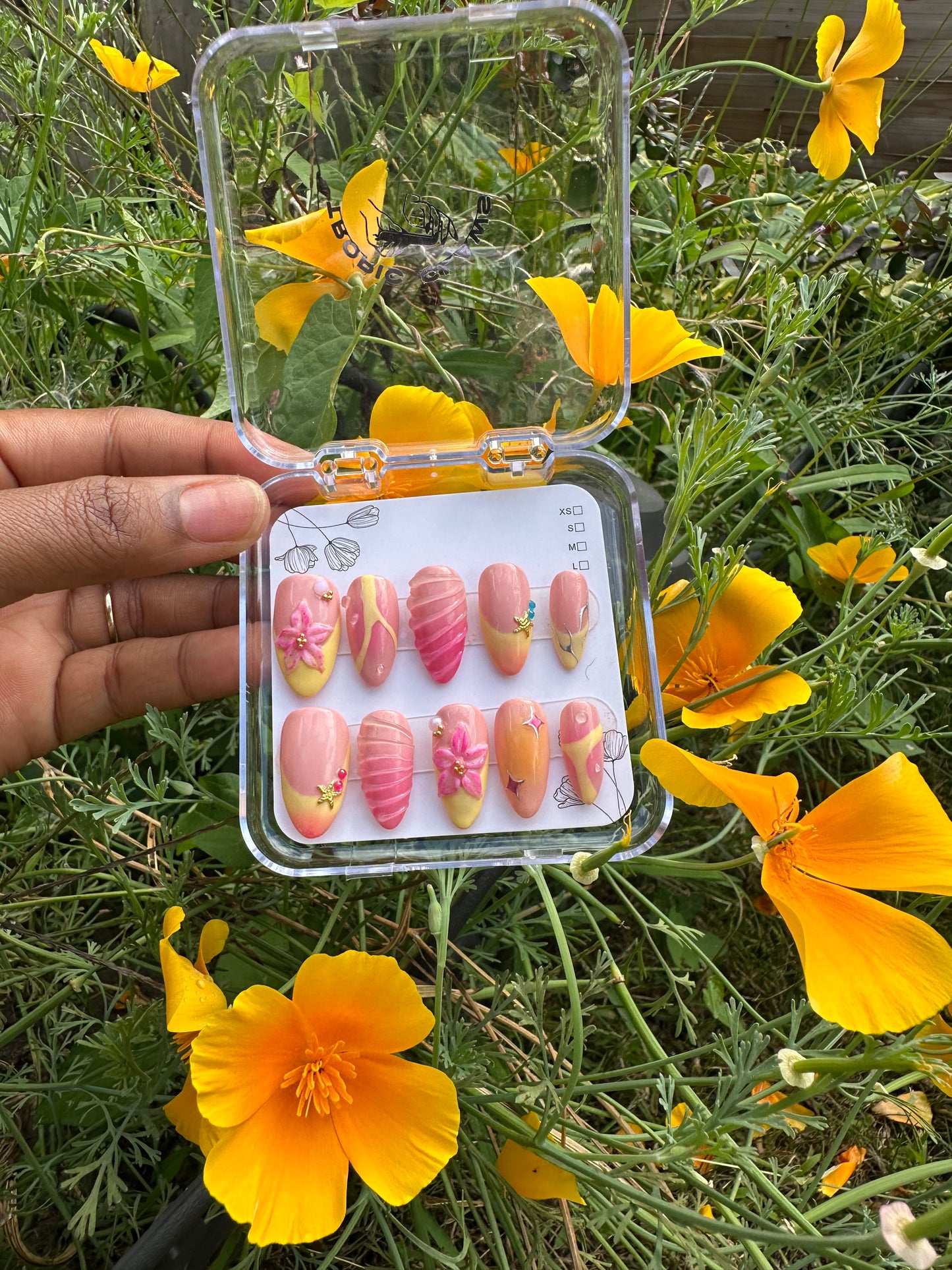 Tropical feel - Custom Press On Nails